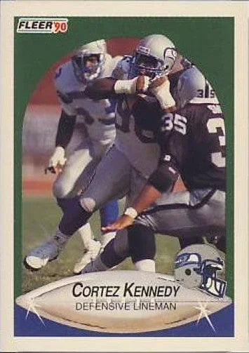 Cortez Kennedy Seattle Seahawks 1990 Fleer Update RC - AutographsForSale.com