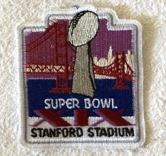 Super Bowl 19 authentic embroidered logo patch SF 49ers win - AutographsForSale.com