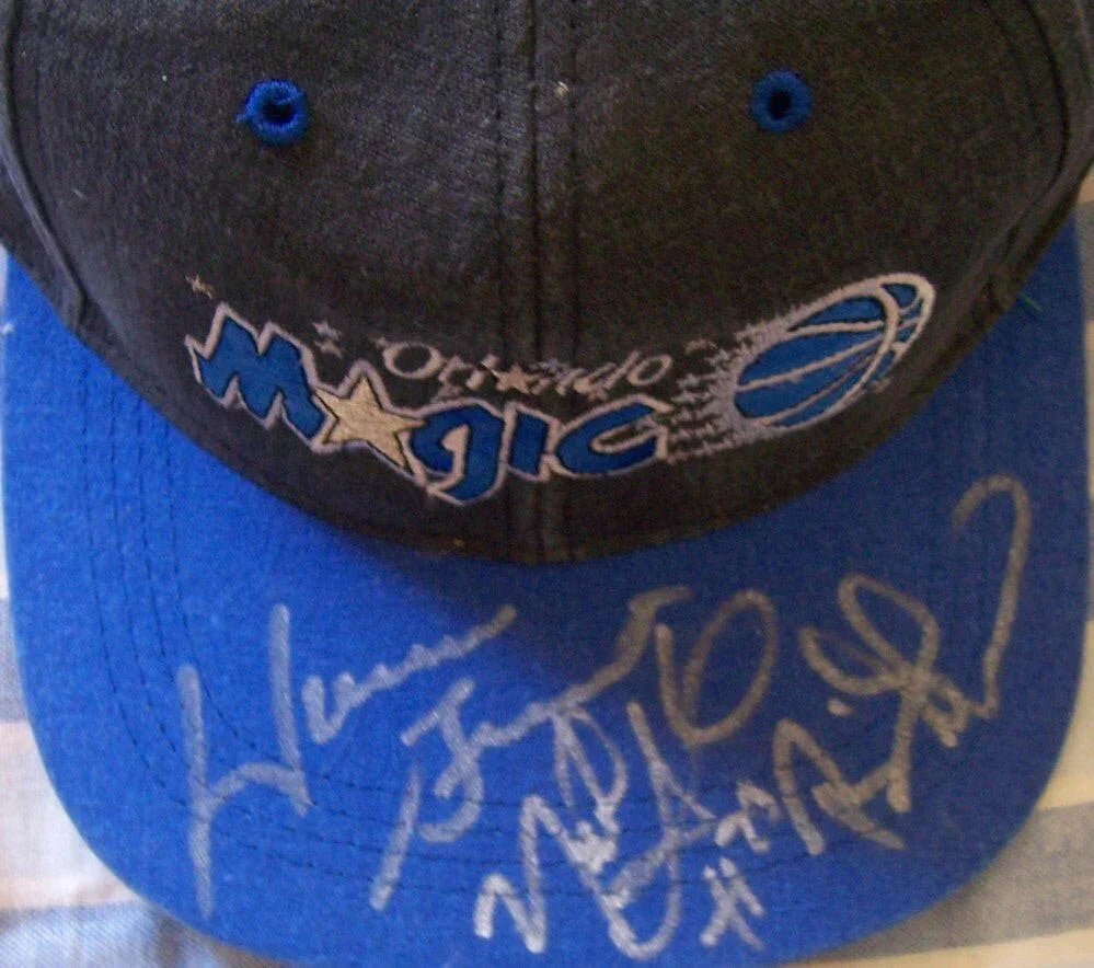Nick Anderson Horace Grant Brian Shaw signed Orlando Magic Cap - AutographsForSale.com