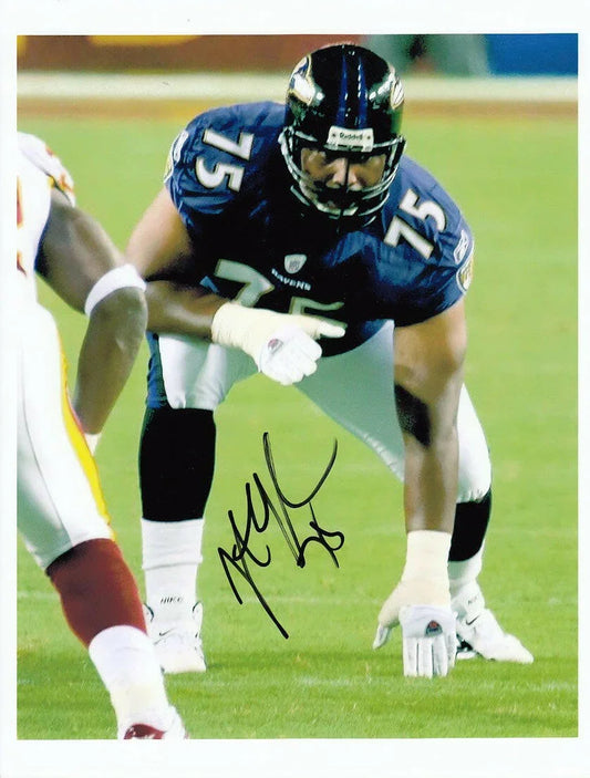 Jonathan Ogden autographed Baltimore Ravens 8x10 photo - AutographsForSale.com