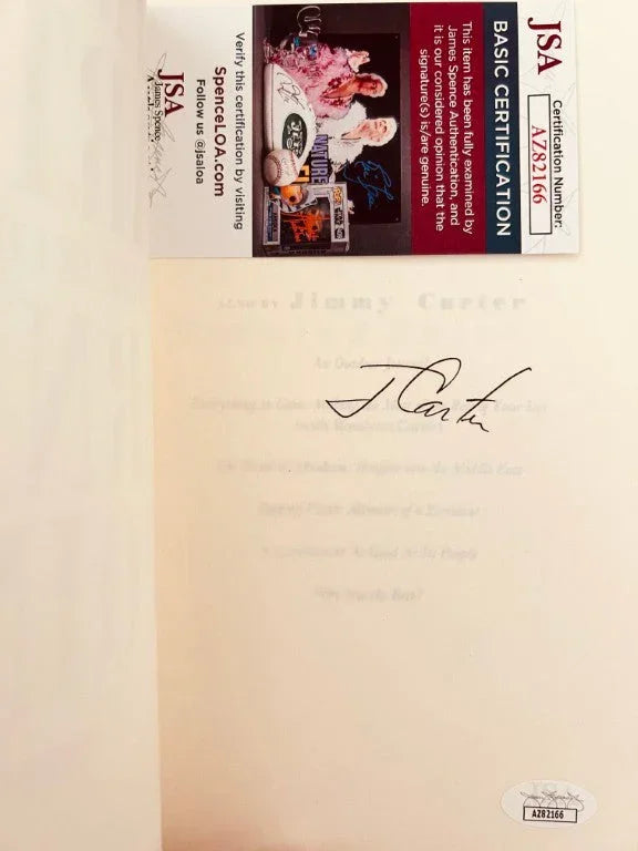 Jimmy Carter autographed Turning Point softcover book JSA - AutographsForSale.com