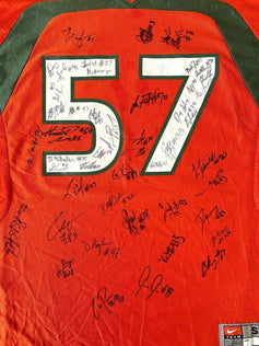 2012 Miami Hurricanes team signed Nike jersey Allen Hurns Denzel Perryman - AutographsForSale.com