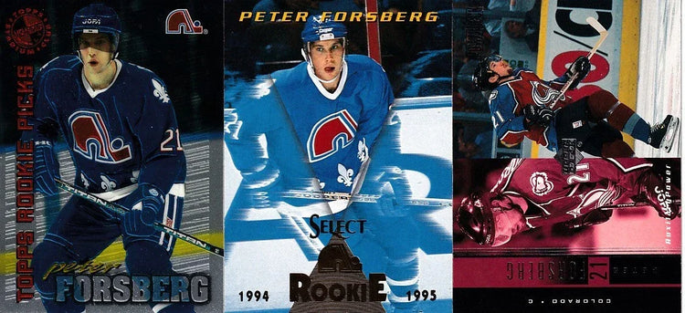 Peter Forsberg 1994-95 Select 1995 Stadium Club Members Only 1999-00 Upper Deck Powerdeck - AutographsForSale.com