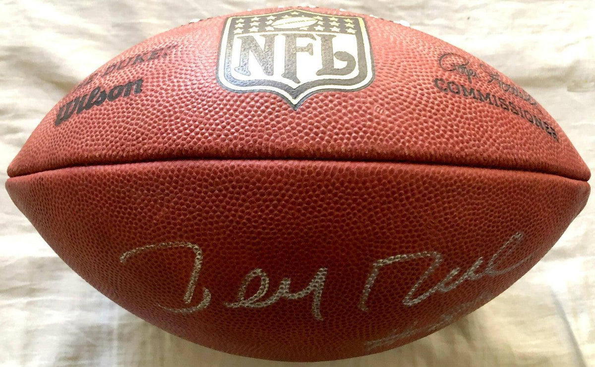 Jerry Rice signed Wilson NFL Duke game leather football JSA 49ers - AutographsForSale.com