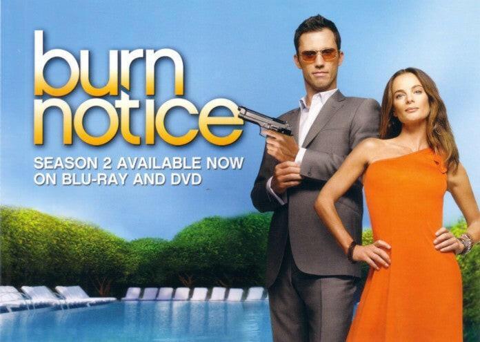 Burn Notice 2009 SDCC Fox 5x7 photo card Jeffrey Donovan Gabrielle Anwar - AutographsForSale.com