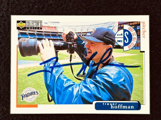 Trevor Hoffman autographed San Diego Padres 1998 Collector’s Choice card - AutographsForSale.com