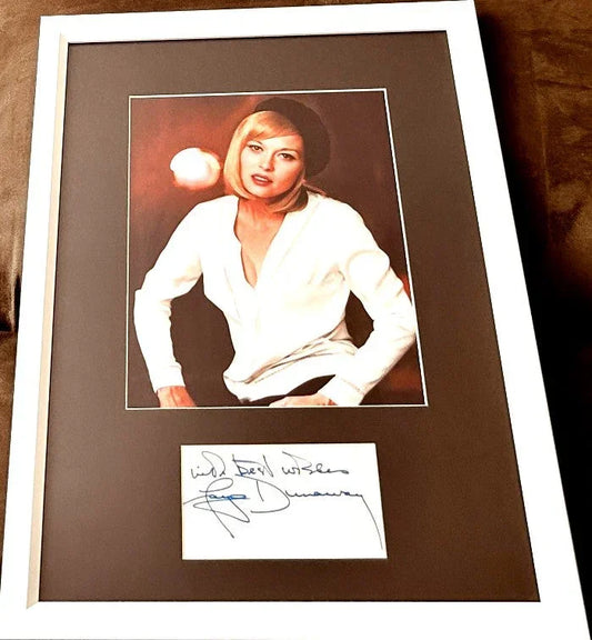 Faye Dunaway autograph framed 8x10 photo w/ Best Wishes JSA - AutographsForSale.com