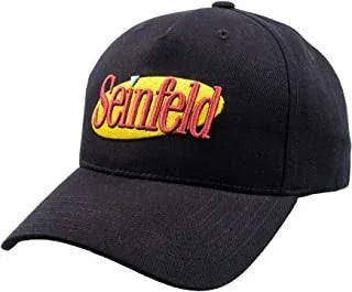 Seinfeld embroidered logo black baseball cap or hat NEW - AutographsForSale.com
