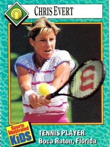 Chris Evert 1989 Sports Illustrated for Kids tennis card - AutographsForSale.com