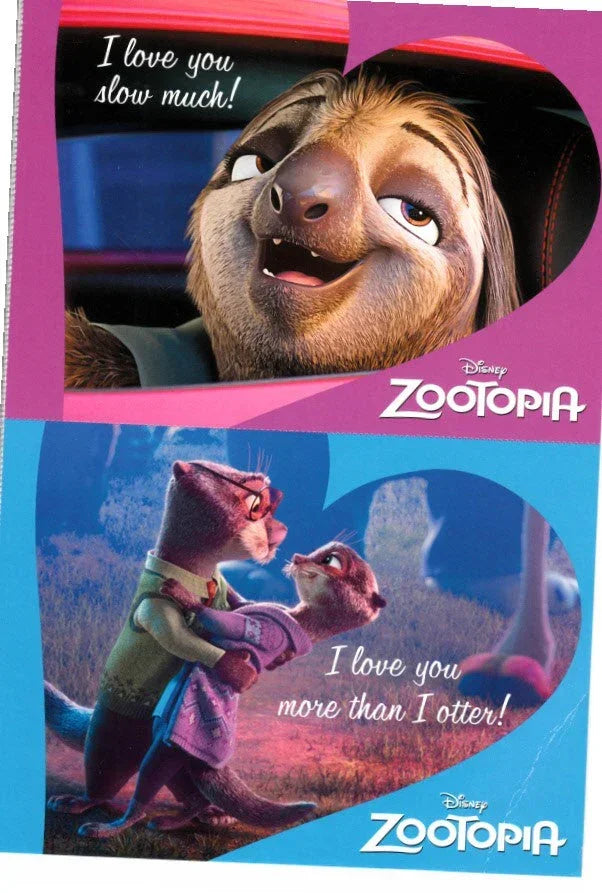 Zootopia movie set of 2 2016 Disney postcards - AutographsForSale.com
