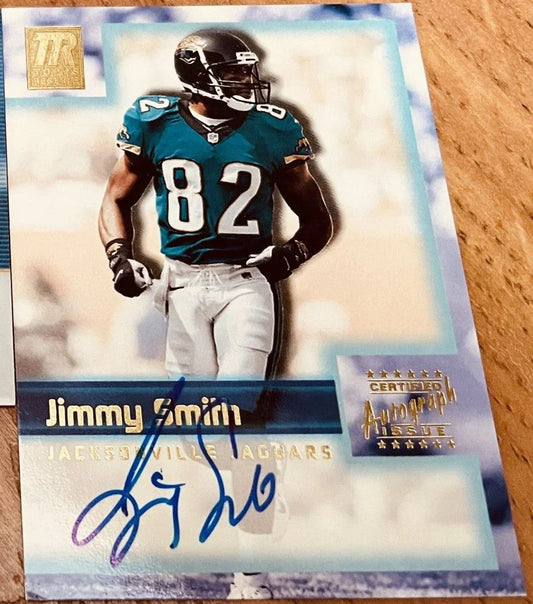 Jimmy Smith certified autograph Jacksonville Jaguars 2001 Topps Reserve card - AutographsForSale.com