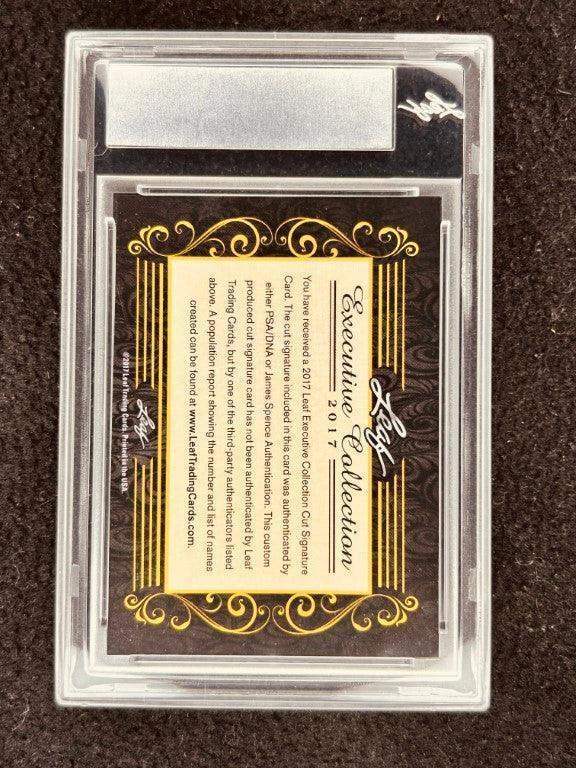 Joe Paterno 2017 Leaf Masterpiece Cut Signature certified signed card 1/1 JSA Penn State - AutographsForSale.com