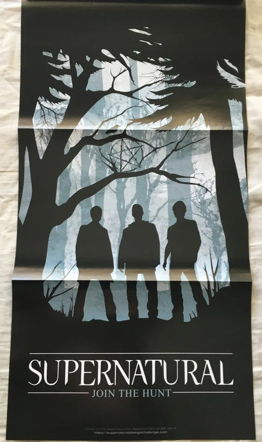 Supernatural 2014 SDCC Join Hunt foldout 10x20 poster - AutographsForSale.com