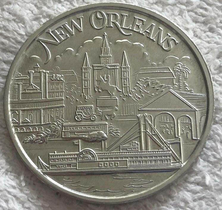 1993 NCAA basketball tournament Final 4 New Orleans Coca-Cola Hoop City Coin - AutographsForSale.com