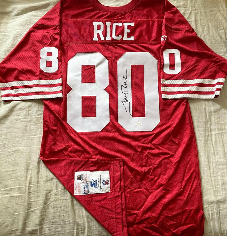 Jerry Rice signed 49ers 1994 Starter game model jersey JSA - AutographsForSale.com