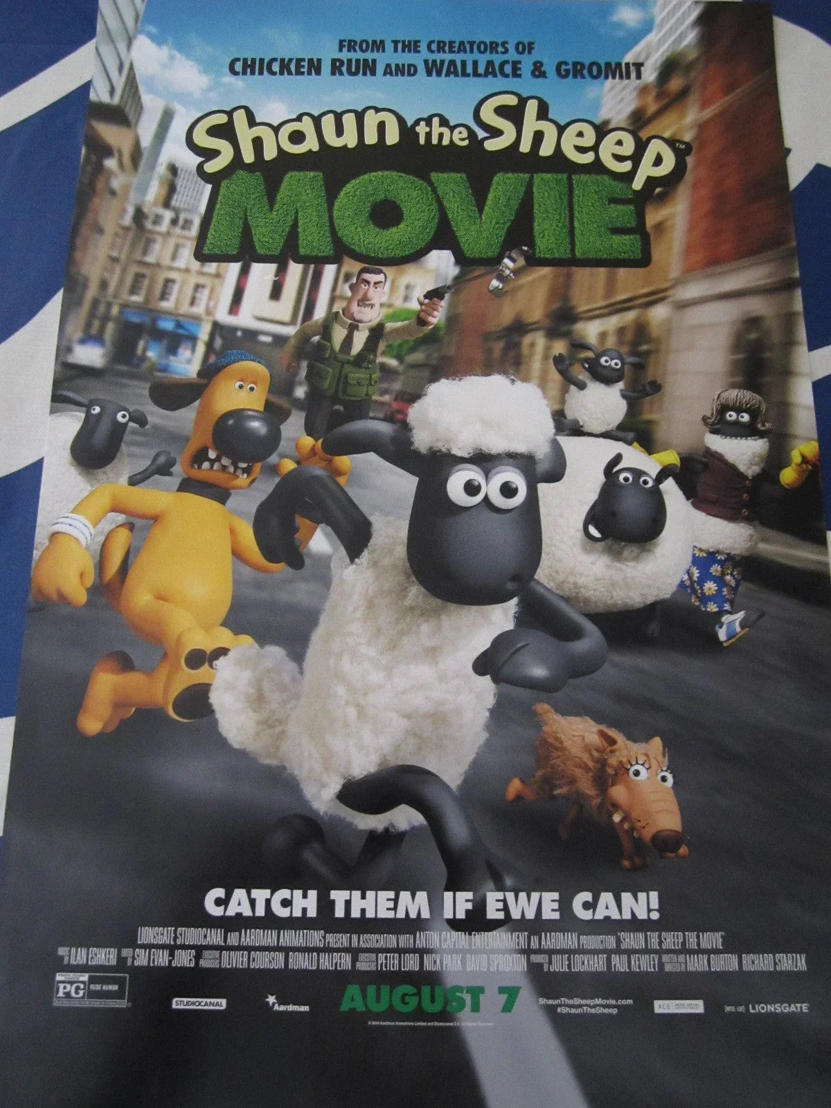 Shaun the Sheep movie set of 2 2015 mini 13x20 posters - AutographsForSale.com