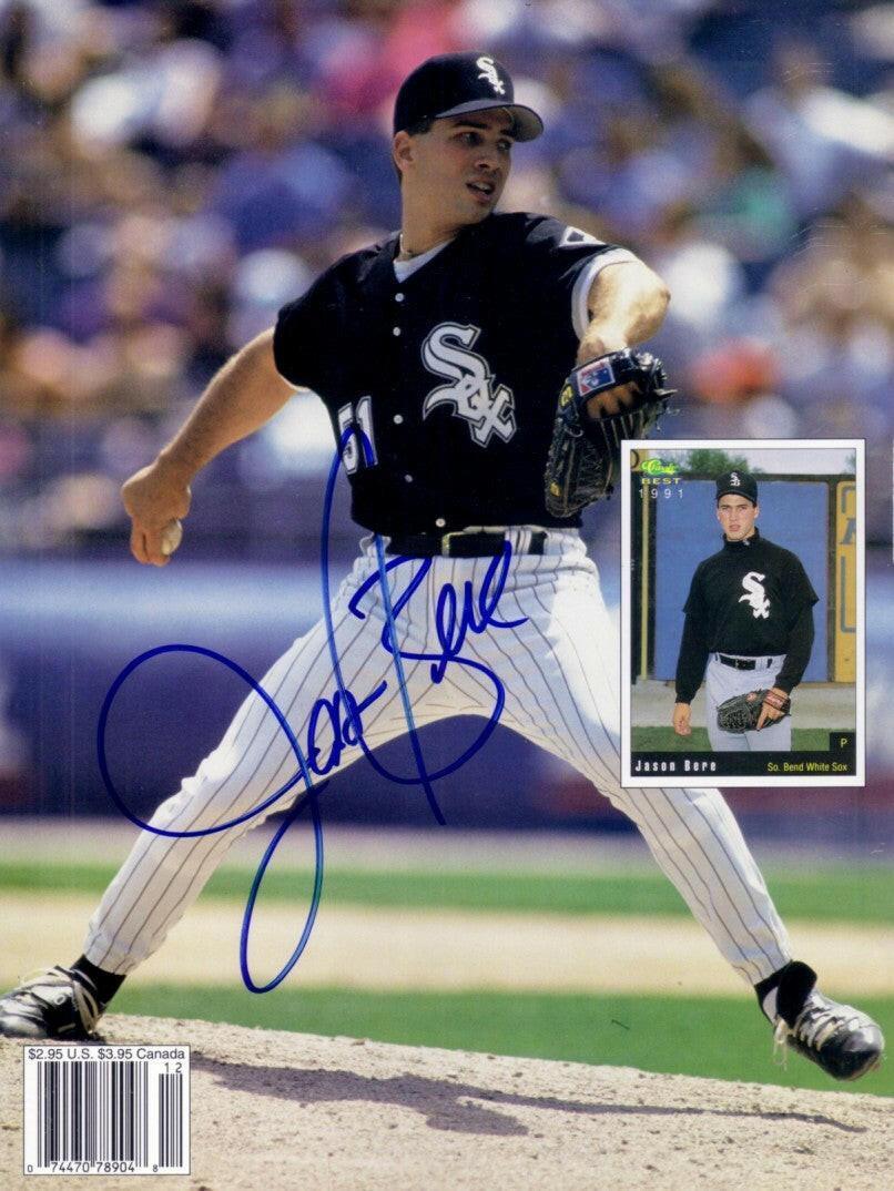 Jason Bere signed Chicago White Sox Beckett back cover photo - AutographsForSale.com