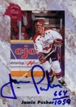 Jamie Pushor certified autograph 1991 Classic card - AutographsForSale.com