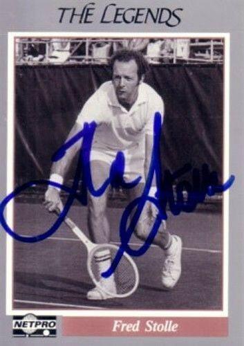 Fred Stolle autographed 1991 NetPro Legends tennis card - AutographsForSale.com