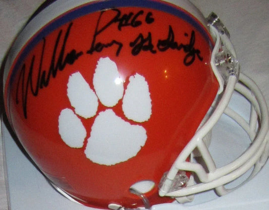 William Perry autographed Clemson Tigers mini helmet inscribed The Fridge (Schwartz) - AutographsForSale.com