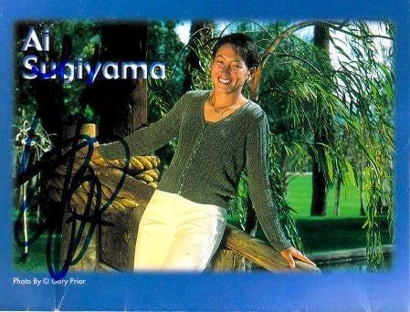 Ai Sugiyama autographed 3x5 inch tennis photo - AutographsForSale.com