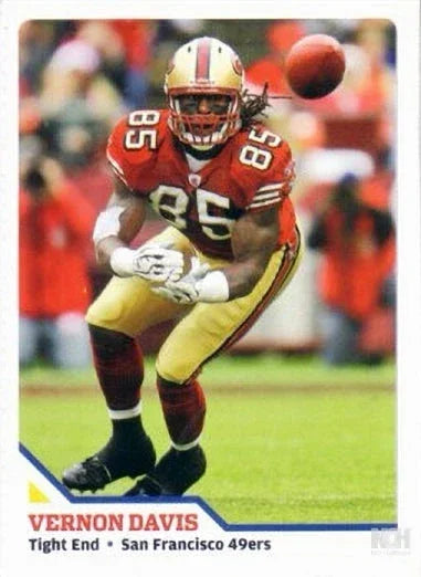 Vernon Davis SF 49ers 2010 SI for Kids card - AutographsForSale.com