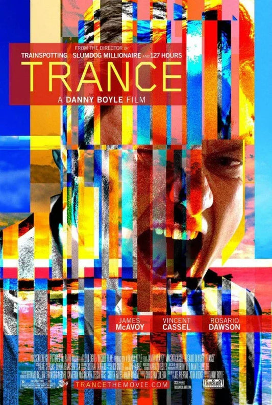 The Trance mini movie poster Rosario Dawson James McAvoy - AutographsForSale.com