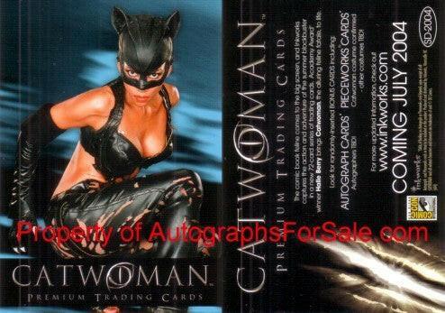 Catwoman movie 2004 SDCC promo card SD-2004 (Halle Berry) - AutographsForSale.com