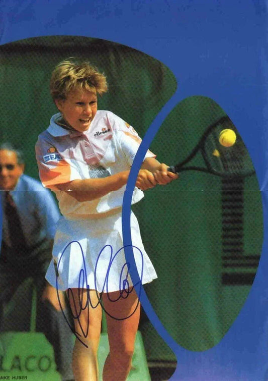 Anke Huber autographed Tennis magazine mini poster - AutographsForSale.com