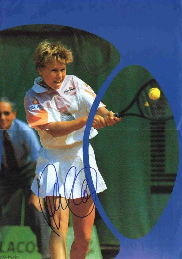 Anke Huber autographed Tennis magazine mini poster - AutographsForSale.com