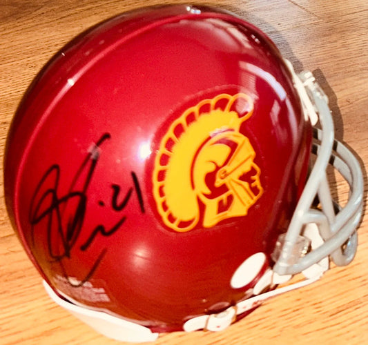 Su'a Cravens autographed USC Trojans mini helmet - AutographsForSale.com