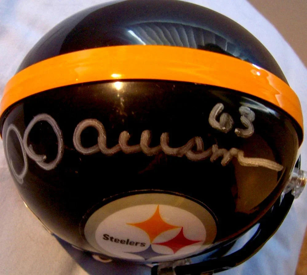 Dermontti Dawson autographed Pittsburgh Steelers mini helmet - AutographsForSale.com