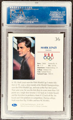 Mark Lenzi signed 1992 Impel US Olympic diving RC PSA/DNA - AutographsForSale.com