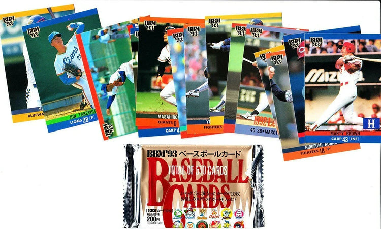 14 1993 BBM NPB cards Hideyuki Awano Yukihiro Nishizaki Makoto Sasaki - AutographsForSale.com