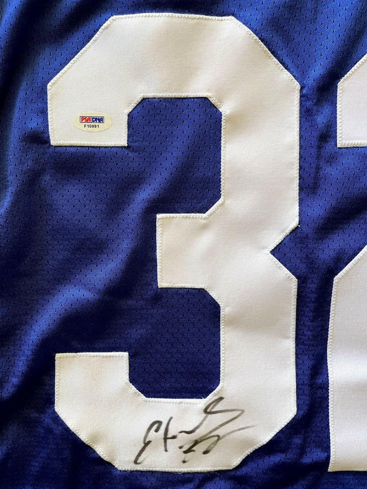 Edgerrin James autographed Indianapolis Colts Puma game model jersey PSA/DNA - AutographsForSale.com