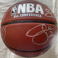 Kobe Bryant & 2007-08 LA Lakers team signed NBA basketball JSA - AutographsForSale.com