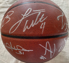 Kobe Bryant & 2007-08 LA Lakers team signed NBA basketball JSA - AutographsForSale.com