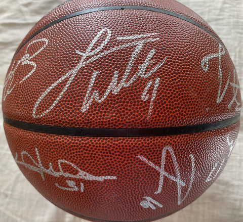 Kobe Bryant & 2007-08 LA Lakers team signed NBA basketball JSA - AutographsForSale.com