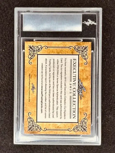 George Blanda 2015 Leaf Masterpiece Cut Signature certified signed card 1/1 JSA Raiders - AutographsForSale.com