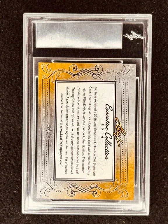 Jim Craig & Dave Silk 2016 Leaf Masterpiece Cut Signature certified signed card 1/1 1980 Miracle On Ice JSA - AutographsForSale.com