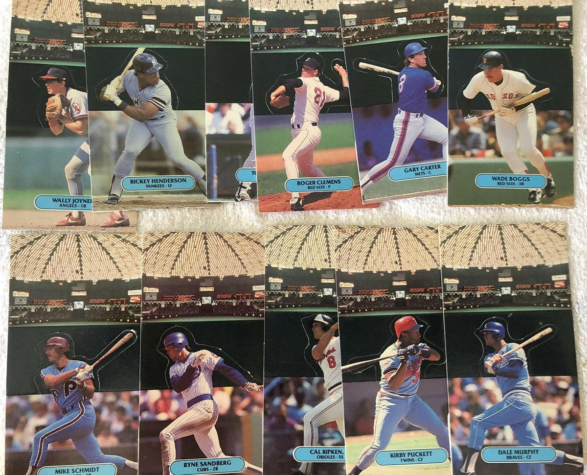 1987 Donruss 1986 All-Star Pop Ups partial card set Tony Gwynn Kirby puckett Cal Ripken Ryne Sandberg - AutographsForSale.com