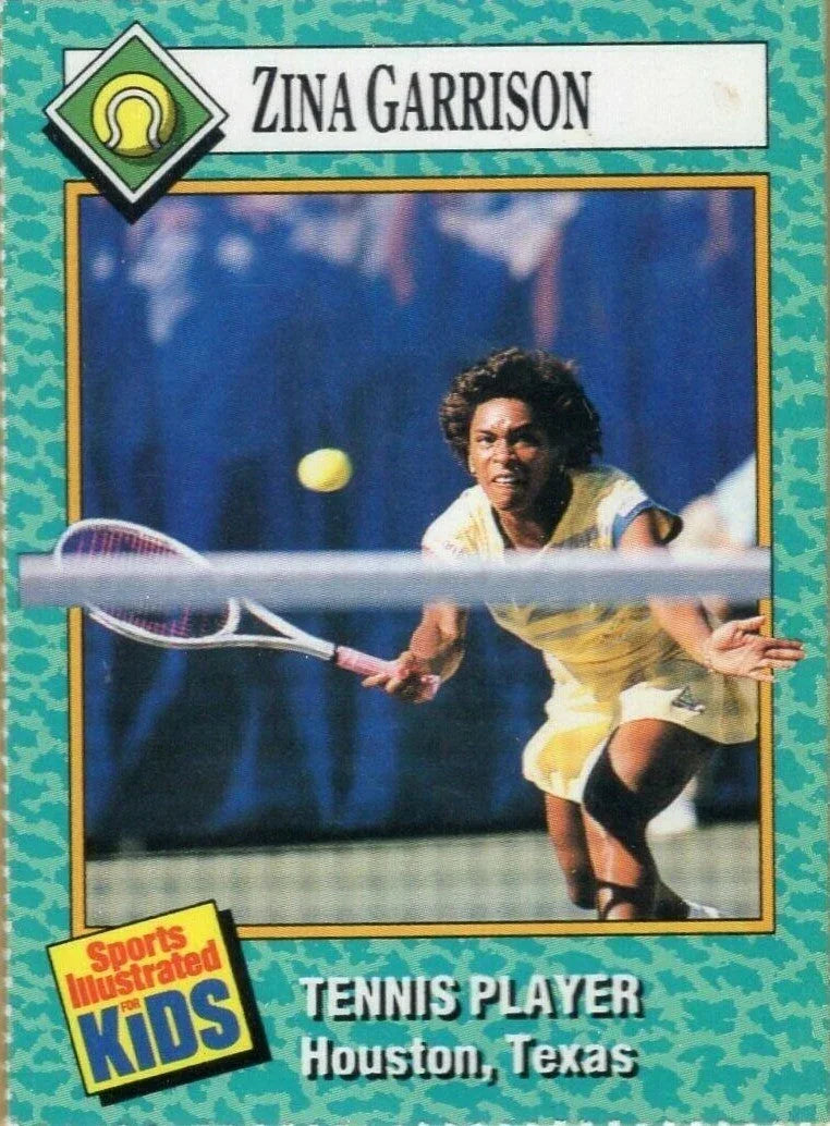 Zina Garrison 1989 SI for Kids tennis Rookie Card - AutographsForSale.com