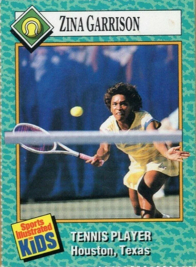 Zina Garrison 1989 SI for Kids tennis Rookie Card - AutographsForSale.com