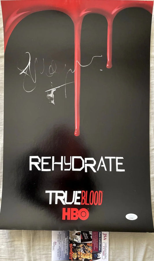 Stephen Moyer autographed True Blood 2010 Comic-Con mini poster JSA - AutographsForSale.com