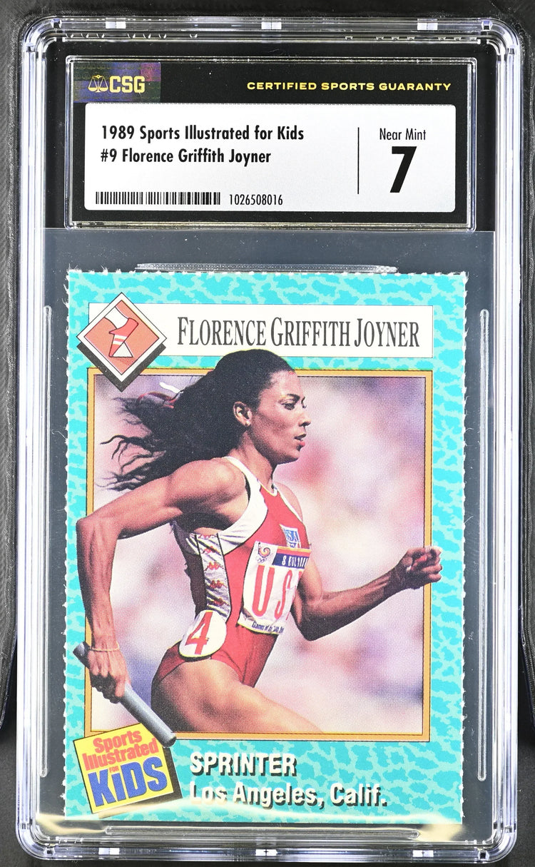 Florence Griffith Joyner 1989 SI for Kids RC CSG 7 - AutographsForSale.com