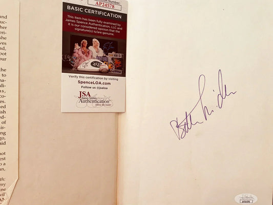 Bette Midler autographed A View From A Broad book JSA - AutographsForSale.com
