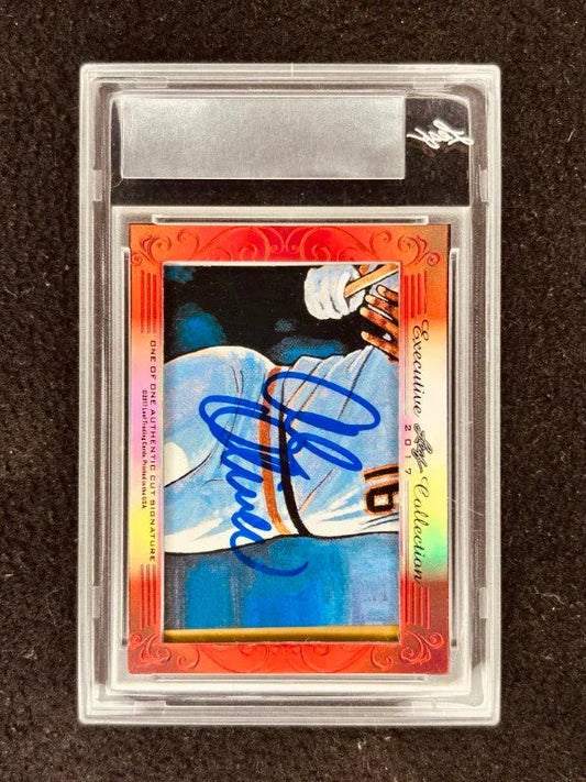 Willie Stargell & Al Oliver 2017 Leaf Masterpiece Cut Signature certified signed card 1/1 JSA Pirates - AutographsForSale.com