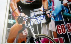 Lance Armstrong autographed Tour de France 8x10 photo framed JSA - AutographsForSale.com