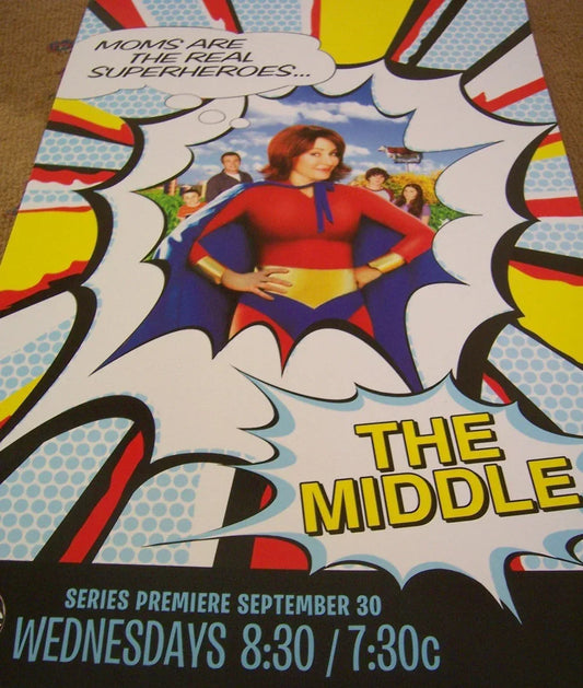 The Middle mini 11x17 promo poster (Patricia Heaton) - AutographsForSale.com