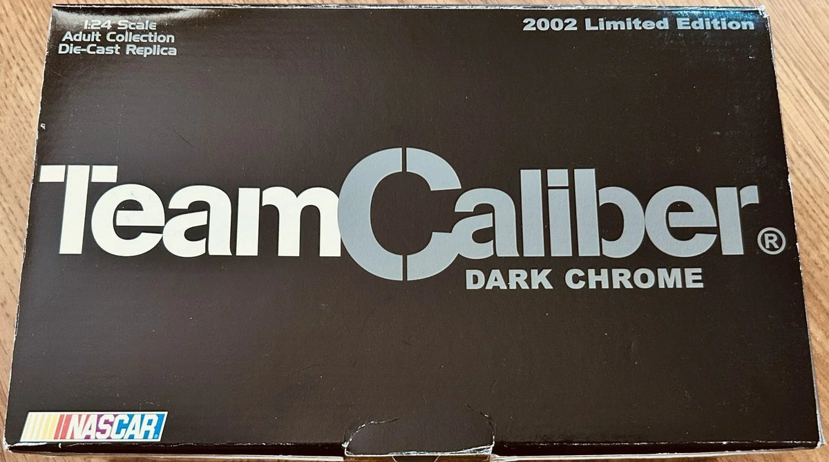 Jimmie Johnson signed 2002 Lowe’s 1:24 team Caliber Dark Chrome diecast car JSA - AutographsForSale.com